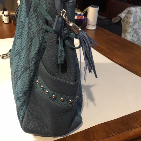 Chi by Carlos Falchi Leather Bag - Picture 7 of 8